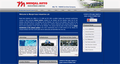 Desktop Screenshot of munjalauto.com